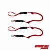 Extreme Max 3006.3105 BoatTector PWC Bungee Dock Line Value 2-Pack - 5', Red