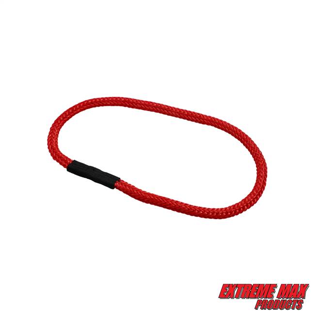 Extreme Max 3006.3162 BoatTector Bungee Dock Line Extension Loop - 1', Red (Value 4-Pack)