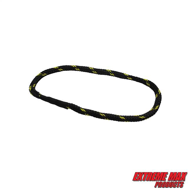 Extreme Max 3006.3168 BoatTector Bungee Dock Line Extension Loop - 1', Black/Gold (Value 4-Pack)