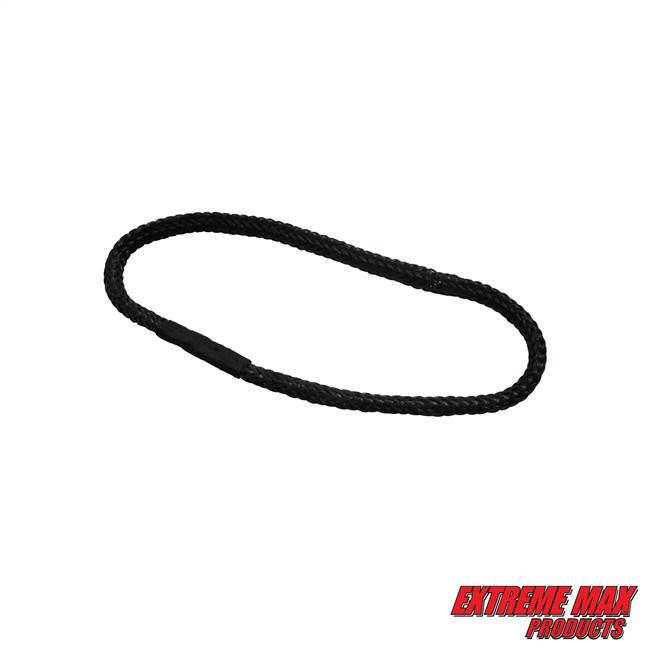 Extreme Max 3006.3186 BoatTector PWC Bungee Dock Line Extension Loop - 1', Black (Value 4-Pack)