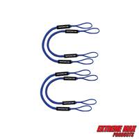 Extreme Max 3006.3225 BoatTector Bungee Dock Line Value 4-Pack - 4', Blue