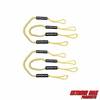 Extreme Max 3006.3233 BoatTector Bungee Dock Line Value 4-Pack - 4', Yellow/White