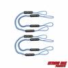 Extreme Max 3006.3243 BoatTector Bungee Dock Line Value 4-Pack - 4', Blue/White