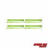 Extreme Max 3006.3405 BoatTector Premium Double Braid Nylon Fender Line Value 4-Pack - 3/8" x 6', Neon Green