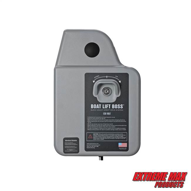 Extreme Max 3006.4512 Boat Lift Boss Direct Drive System - 120V with Wireless Remote