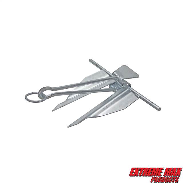 Extreme Max 3006.6515 BoatTector Galvanized Slip Ring Anchor - #13 / 6.5 lbs.