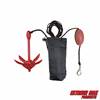 Extreme Max 3006.6548 BoatTector Complete Grapnel Anchor Kit with Storage Bag for Small Boats, Kayaks, PWC, Jet Ski, Paddle Boards, etc. - 3.5 lbs.