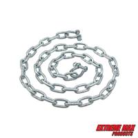 Extreme Max 3006.6566 BoatTector Galvanized Steel Anchor Lead Chain - 3/16" x 4' with 1/4" Shackles