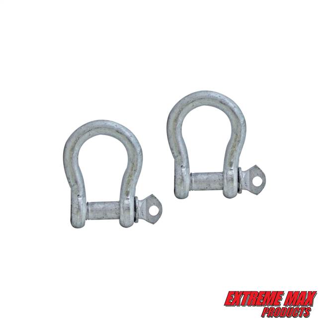 Extreme Max 3006.6608 BoatTector Galvanized Steel Marine Anchor Shackle - 3/8"