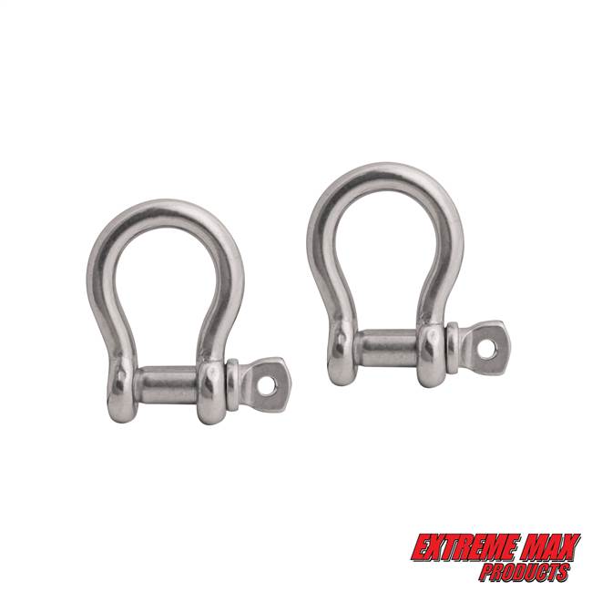 Extreme Max 3006.6611 BoatTector Stainless Steel Marine Anchor Shackle - 1/4"