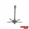 Extreme Max 3006.6672 BoatTector Folding / Grapnel Anchor, Stainless Steel - 1.5 lb.