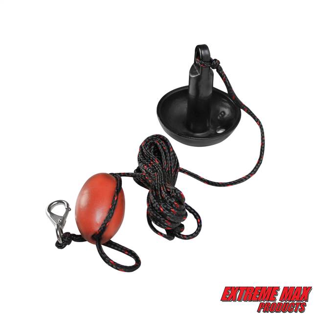 Extreme Max 3006.6714 BoatTector Complete Mushroom Anchor Kit with Rope and Marker Buoy  - 8 lb.