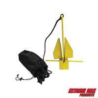 Extreme Max 3006.6716 BoatTector Complete PWC Fluke Anchor Kit with Rope and Marker Buoy - 4.5 lbs.