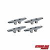 Extreme Max 3006.6762.4 Soft Point Stainless Steel Dock Cleat - 6", Value 4-Pack