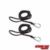 Extreme Max 3006.6779 PWC 7' Dock Line with Stainless Steel Snap Hook - Value 2-Pack