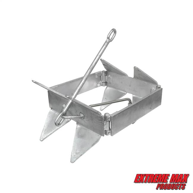 Extreme Max 3006.6821.1 BoatTector Galvanized Cube Anchor (Box-Style) - 13 lbs.