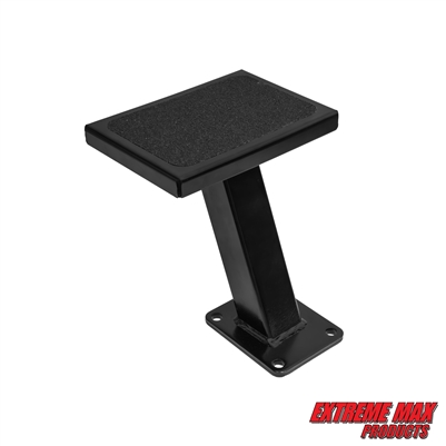 Extreme Max 3006.6824 Galvanized Trailer Tongue Step - Single, Black