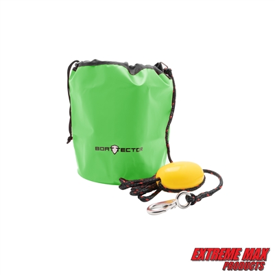 Extreme Max 3006.6874 BoatTector All-in-One PWC Sand Anchor and Buoy Kit with 6' Rope and Snap Hook - Green