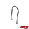 Extreme Max 3006.6889 Universal Aluminum Hand Rail for Pool, Hot Tub, Dock & Deck - 24" H x 13" W