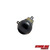 Extreme Max 3006.6891 Coated Ball-with-Fin Downrigger Weight - 10 lbs. with Silver Flash