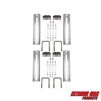 Extreme Max 3006.7049 10" Galvanized Swivel-Top Bunk Bracket with Hardware for 3" x 3" Trailer - 4-Pack