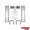 Extreme Max 3006.7064 12" Galvanized Swivel-Top Bunk Bracket with Hardware for 1.5" x 3" Trailer - 2-Pack