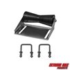 Extreme Max 3006.7149 Boat Trailer Keel Roller and Bracket Kit for 3x3 Cross Members - 10" Poly Vinyl Roller, Black