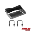 Extreme Max 3006.7152 Boat Trailer Keel Roller and Bracket Kit for 3x3 Cross Members - 12" Poly Vinyl Roller, Black