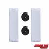 Extreme Max 3006.7249 BoatTector 26" Flat Fender Value Pack - White