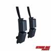 Extreme Max 3006.7270 BoatTector PWC Contour Fender with Hook & Strap Set with Adjustable Straps for Easy Secure Installation - 2-Pack, Black