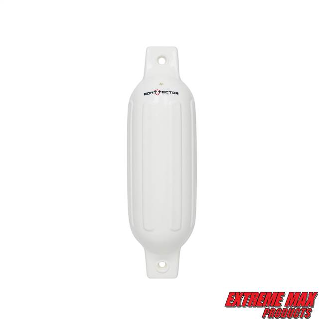 Extreme Max 3006.7273 BoatTector Inflatable Fender - 4.5" x 16", White