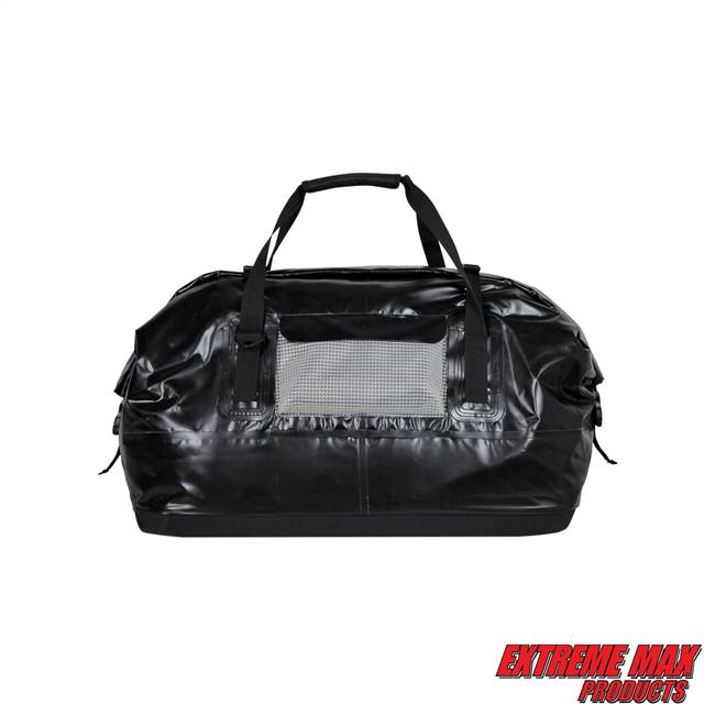 Extreme Max 3006.7339 Dry Tech Water-Resistant Roll-Top Duffel Bag - 110 Liter, Black