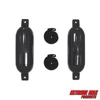 Extreme Max 3006.7375 BoatTector Fender Value 2-Pack - 4.5" x 16", Black