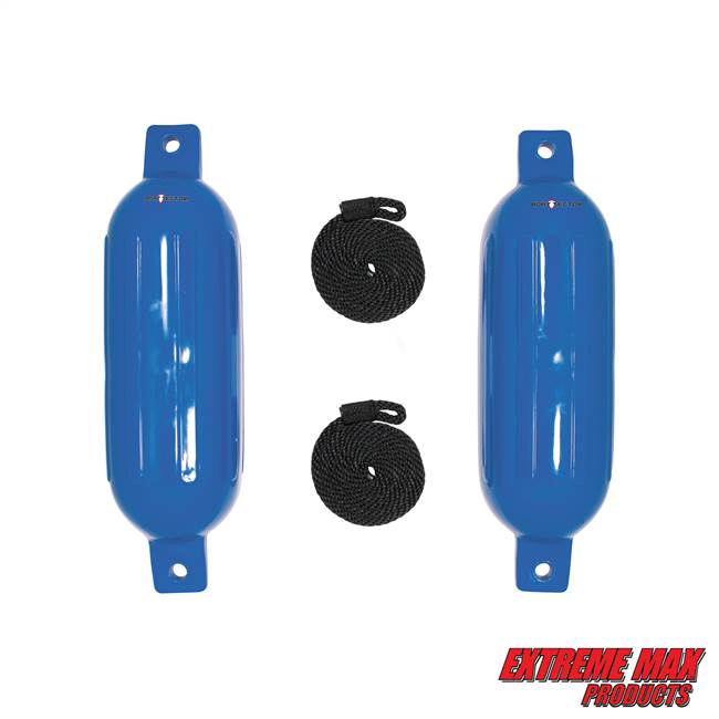 Extreme Max 3006.7378 BoatTector Fender Value 2-Pack - 4.5" x 16", Blue
