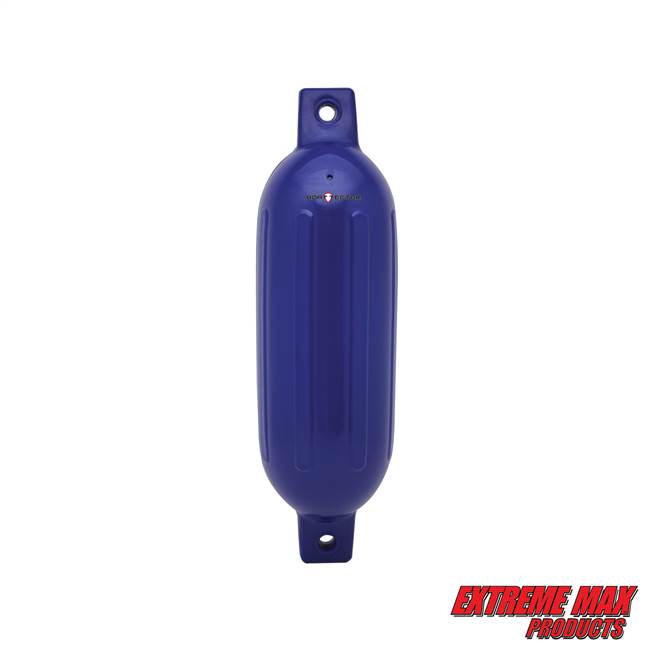 Extreme Max 3006.7393 BoatTector Inflatable Fender - 4.5" x 16", Cobalt Blue