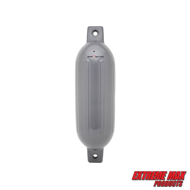 Extreme Max 3006.7399 BoatTector Inflatable Fender - 4.5" x 16", Gray