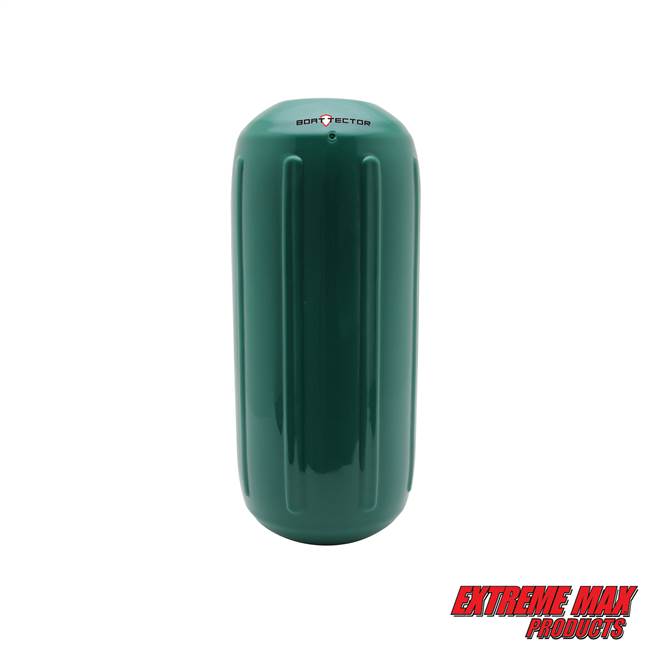 Extreme Max 3006.7471 BoatTector Hole Through the Middle Inflatable Fender, 6.5" x 15" - Forest Green