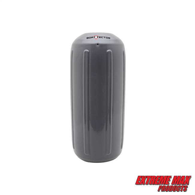 Extreme Max 3006.7474 BoatTector Hole Through the Middle Inflatable Fender, 6.5" x 15" - Gray