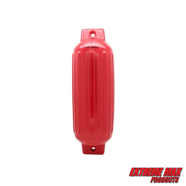 Extreme Max 3006.7545 BoatTector Inflatable Fender, 8.5" x 27" - Red