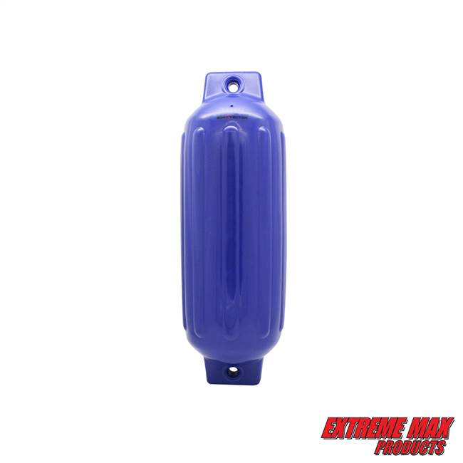 Extreme Max 3006.7551 BoatTector Inflatable Fender, 8.5" x 27" - Cobalt Blue