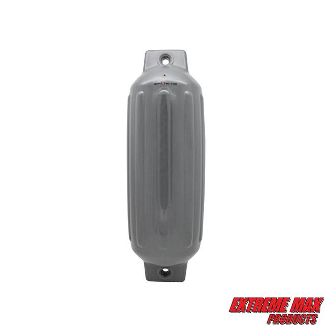 Extreme Max 3006.7557 BoatTector Inflatable Fender, 8.5" x 27" - Gray
