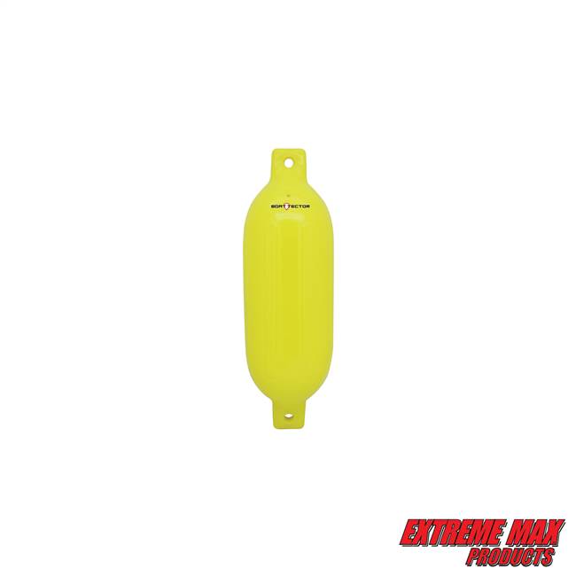 Extreme Max 3006.7659 BoatTector Inflatable Fender - 4.5" x 16", Neon Yellow