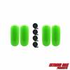 Extreme Max 3006.7736.4 BoatTector HTM Inflatable Fender Value 4-Pack - 8.5" x 20", Neon Green