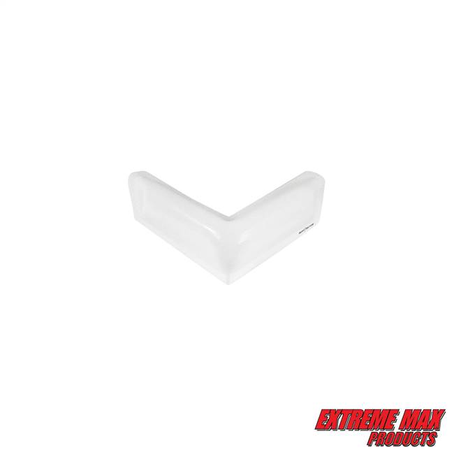 Extreme Max 3006.7742 BoatTector Vinyl 90Â° Dock Corner Bumper - White