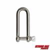 Extreme Max 3006.8201 BoatTector Stainless Steel Long D Shackle - 1/4"