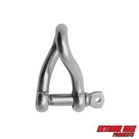 Extreme Max 3006.8213 BoatTector Stainless Steel Twist Shackle - 1/4"