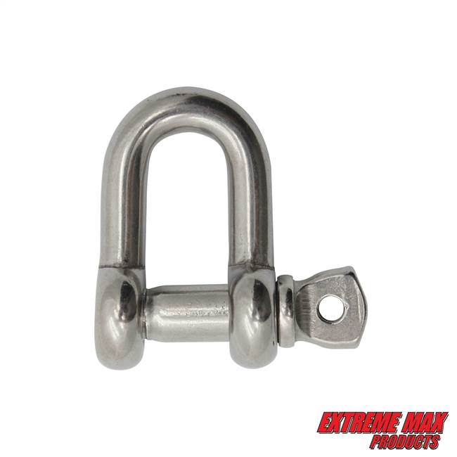 Extreme Max 3006.8285 BoatTector Stainless Steel Chain Shackle - 1"