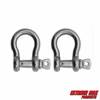 Extreme Max 3006.8318.2 BoatTector Stainless Steel Anchor Shackle - 3/8", 2-Pack