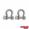 Extreme Max 3006.8366.2 BoatTector Stainless Steel Bolt-Type Anchor Shackle - 1/4", 2-Pack