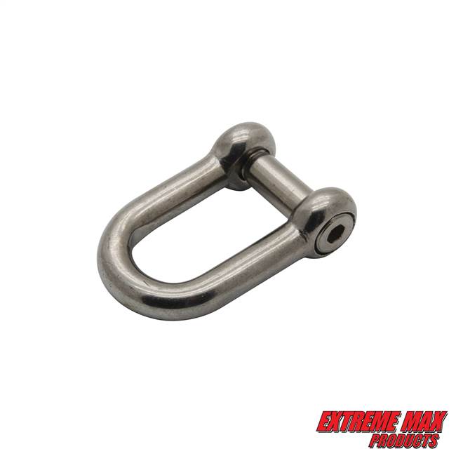 Extreme Max 3006.8399 BoatTector Stainless Steel D Shackle